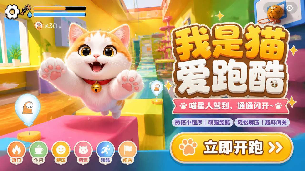 我是猫爱跑酷截图