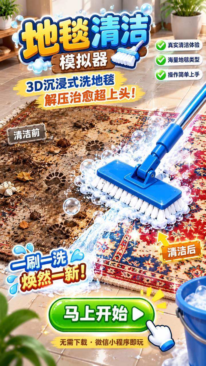 地毯清洁模拟器截图
