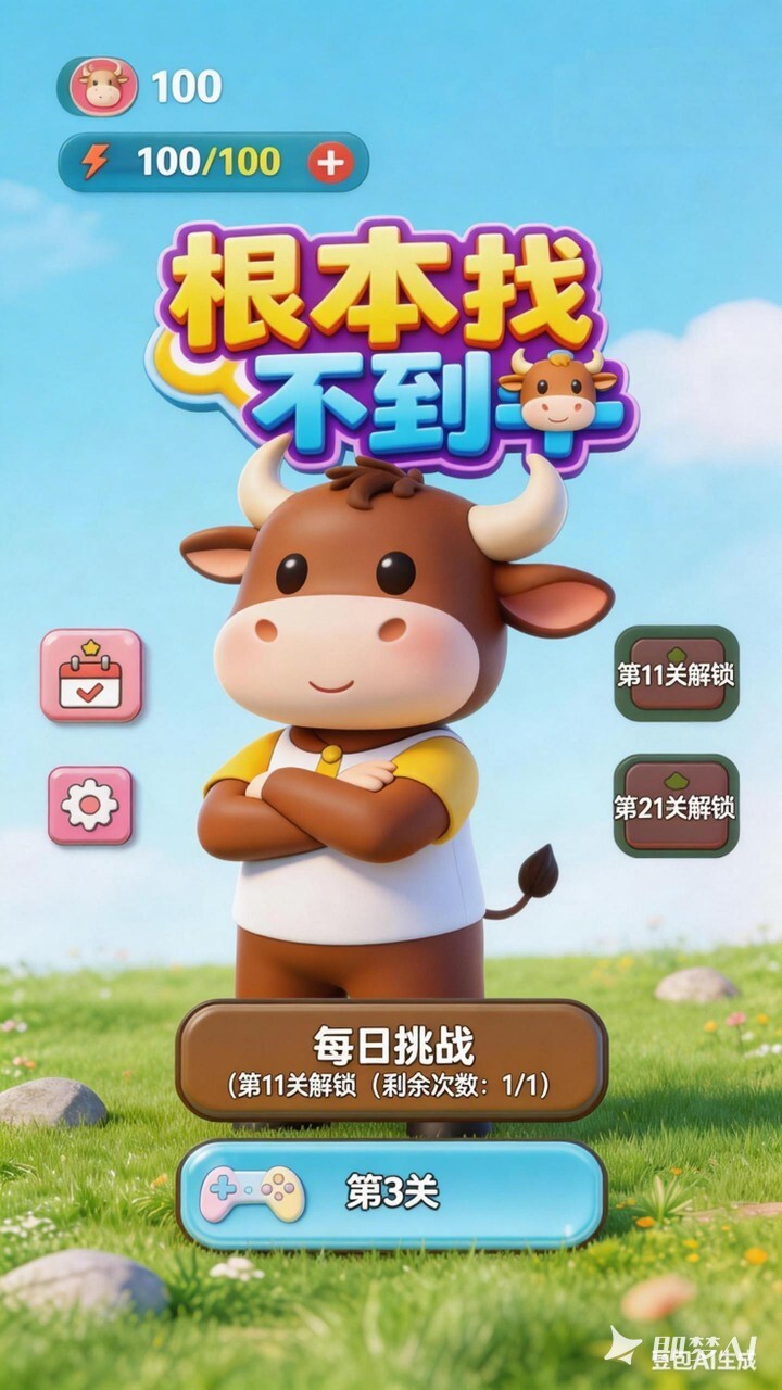 根本找不到牛截图