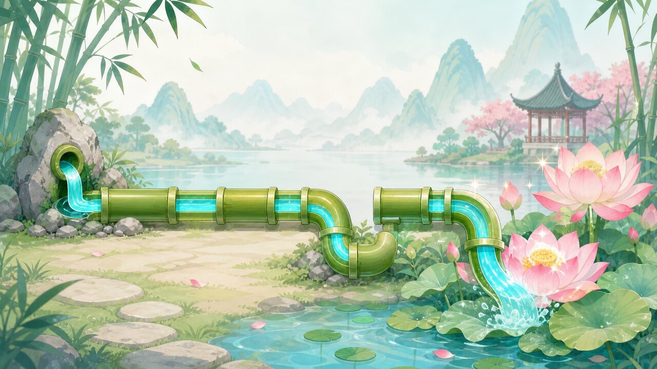 旋转水管解谜截图