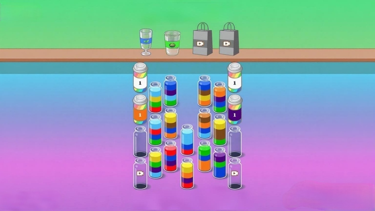 倒水瓶巨解压截图
