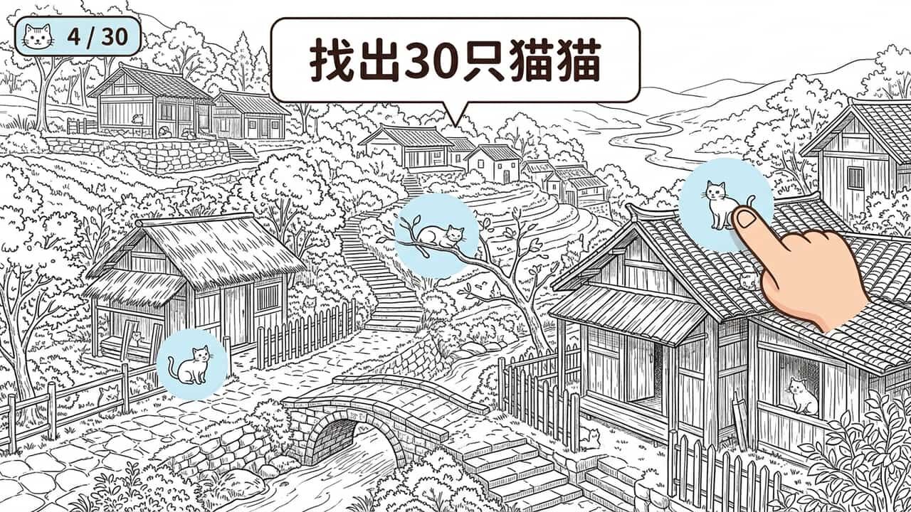 找猫猫找不停截图