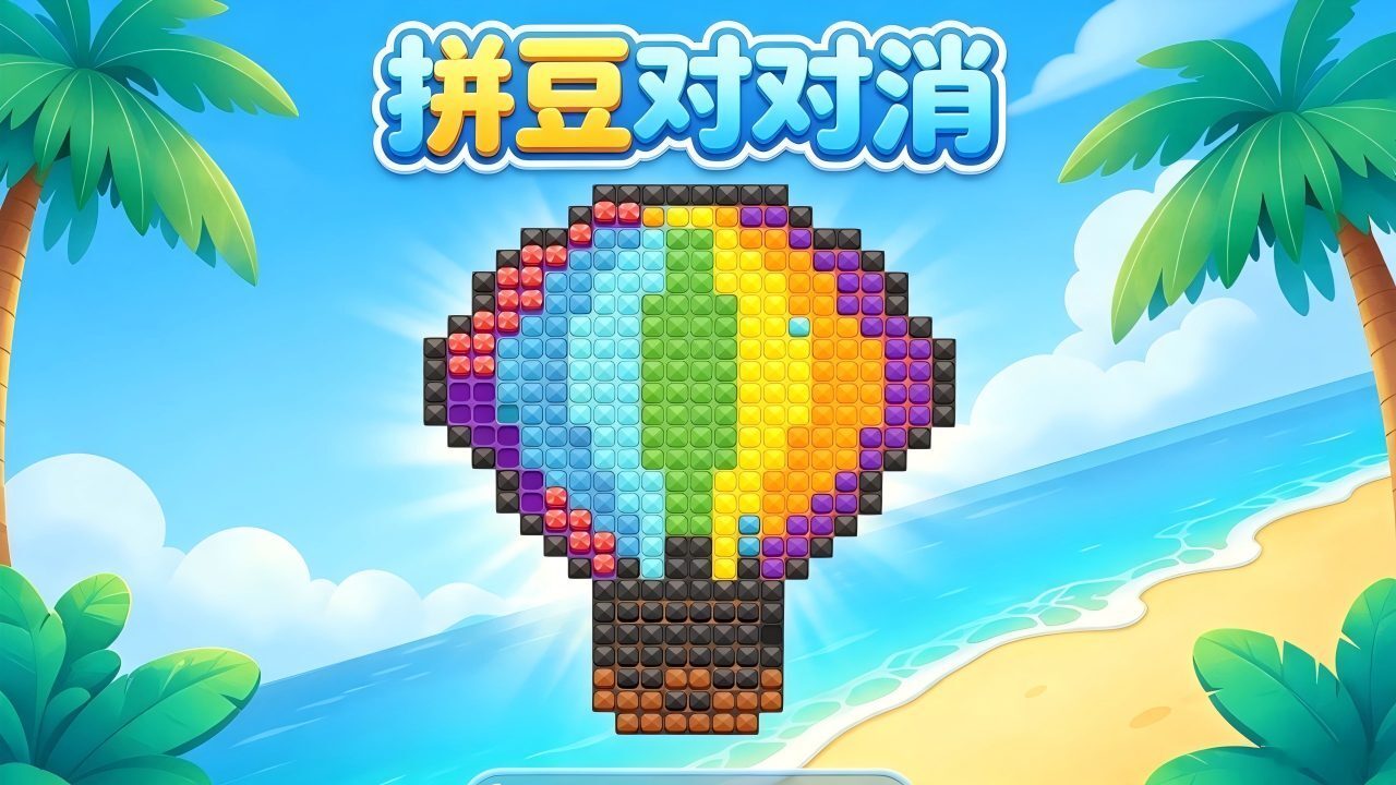 拼豆对对消截图