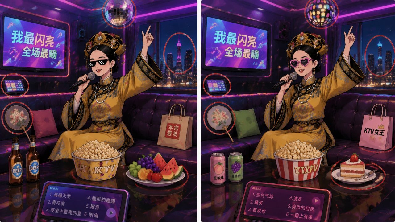 找不同的地方截图