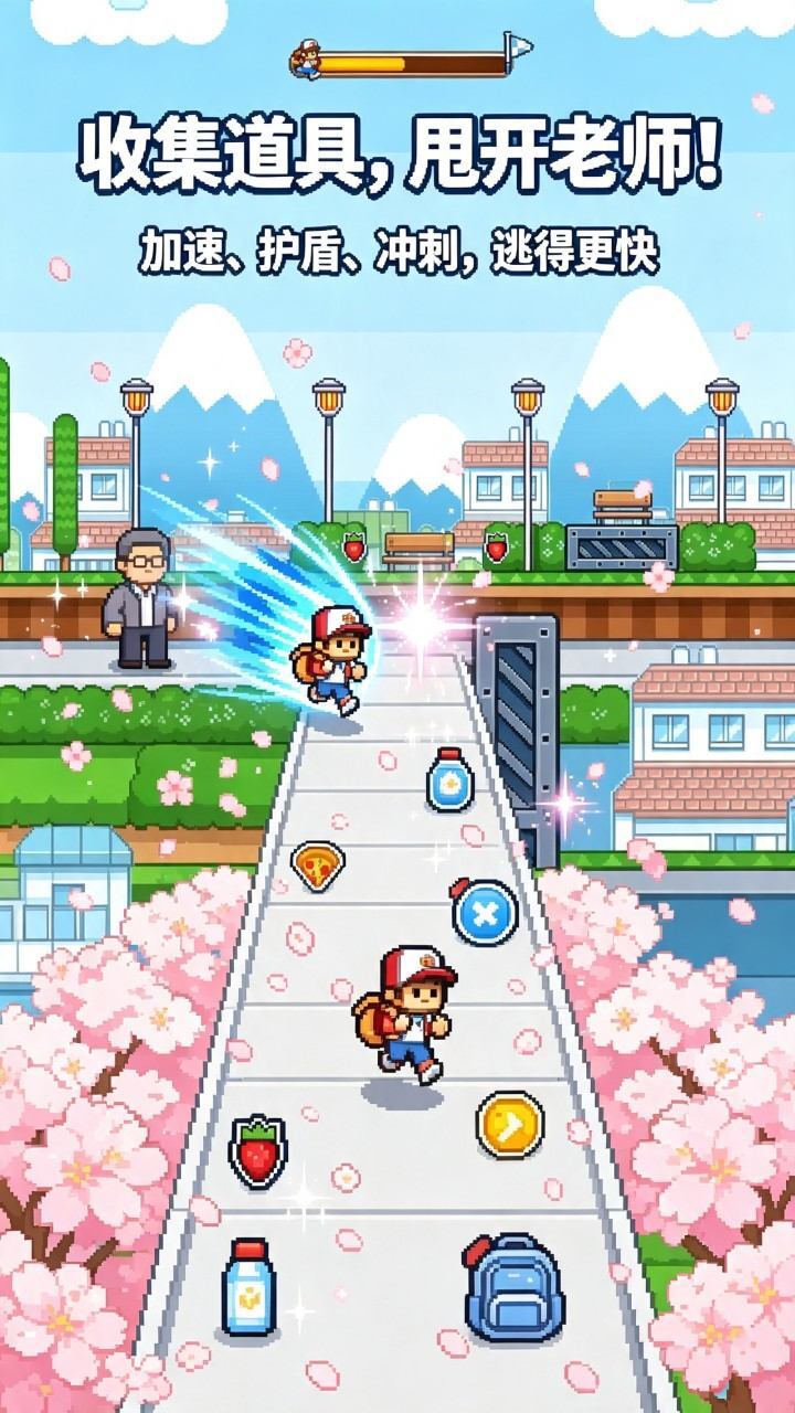 逃离学校跑酷截图