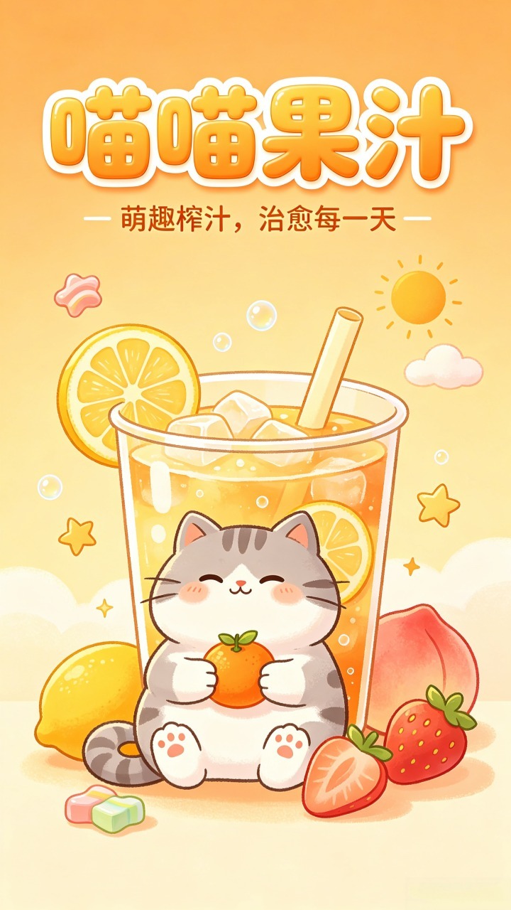 喵喵果汁截图