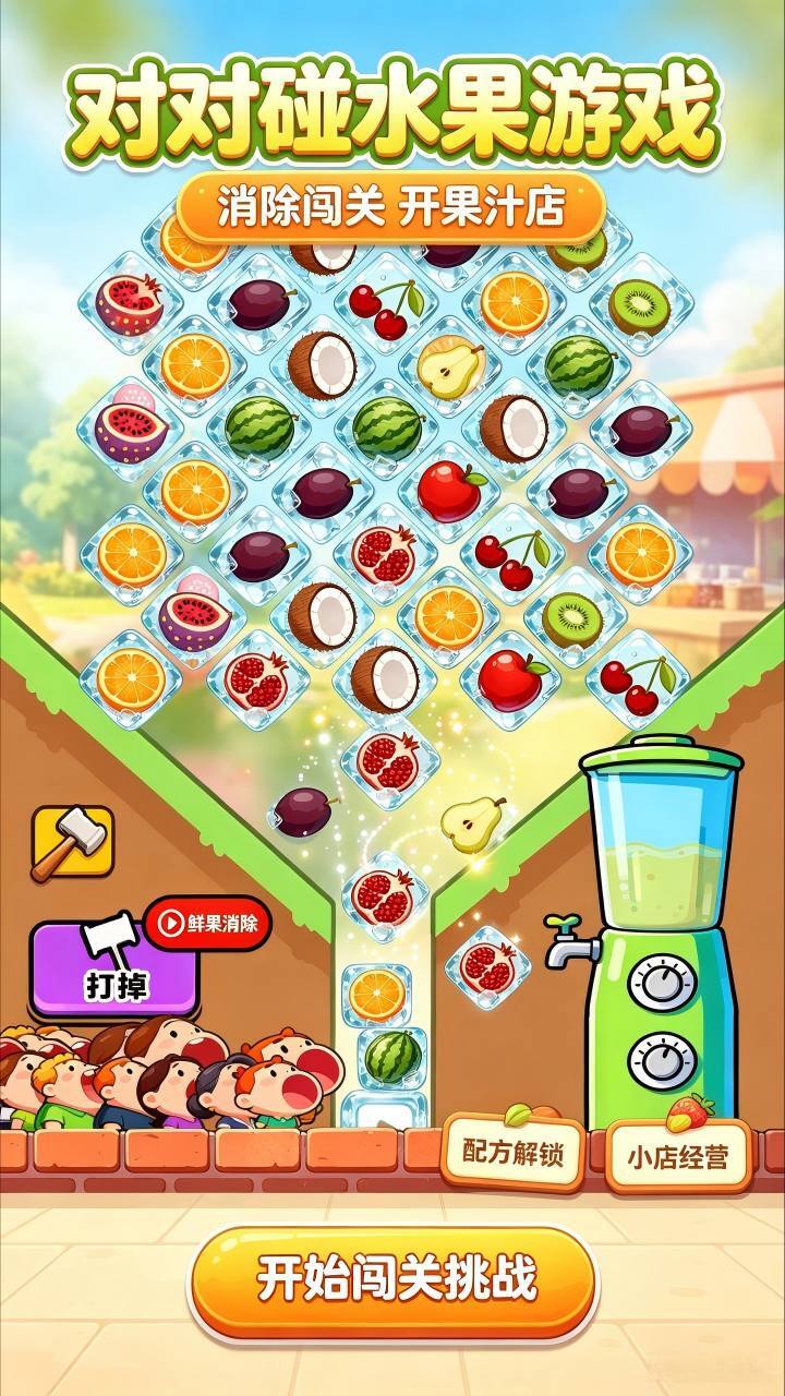 对对碰水果游戏截图