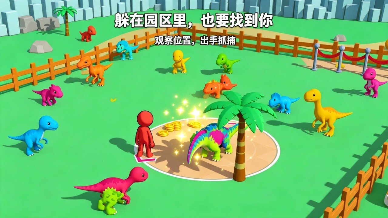 变色龙涂色躲猫猫截图