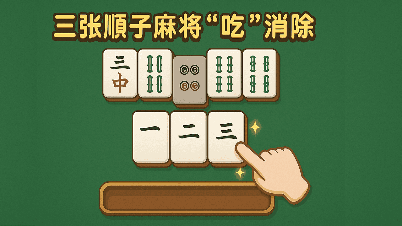 麻将挪对对吃碰消截图