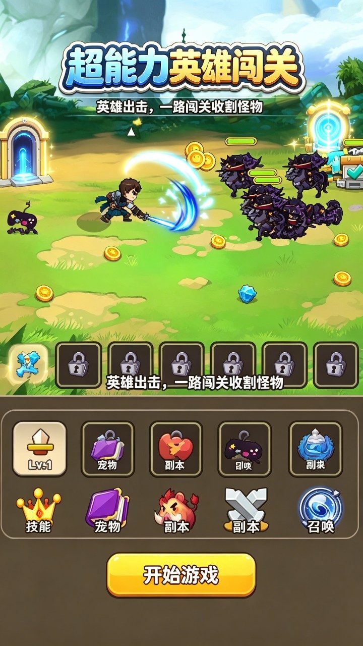 超能力英雄闯关截图