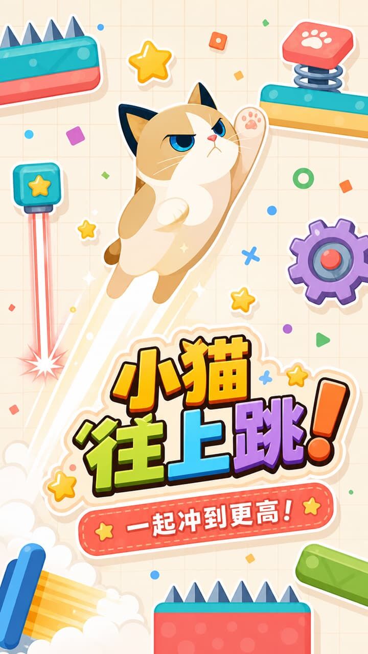 小猫往上跳截图
