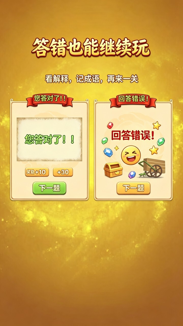 谐音梗看图猜成语截图