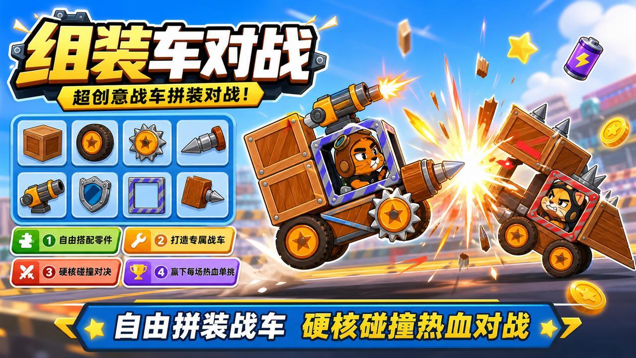 组装车对战截图