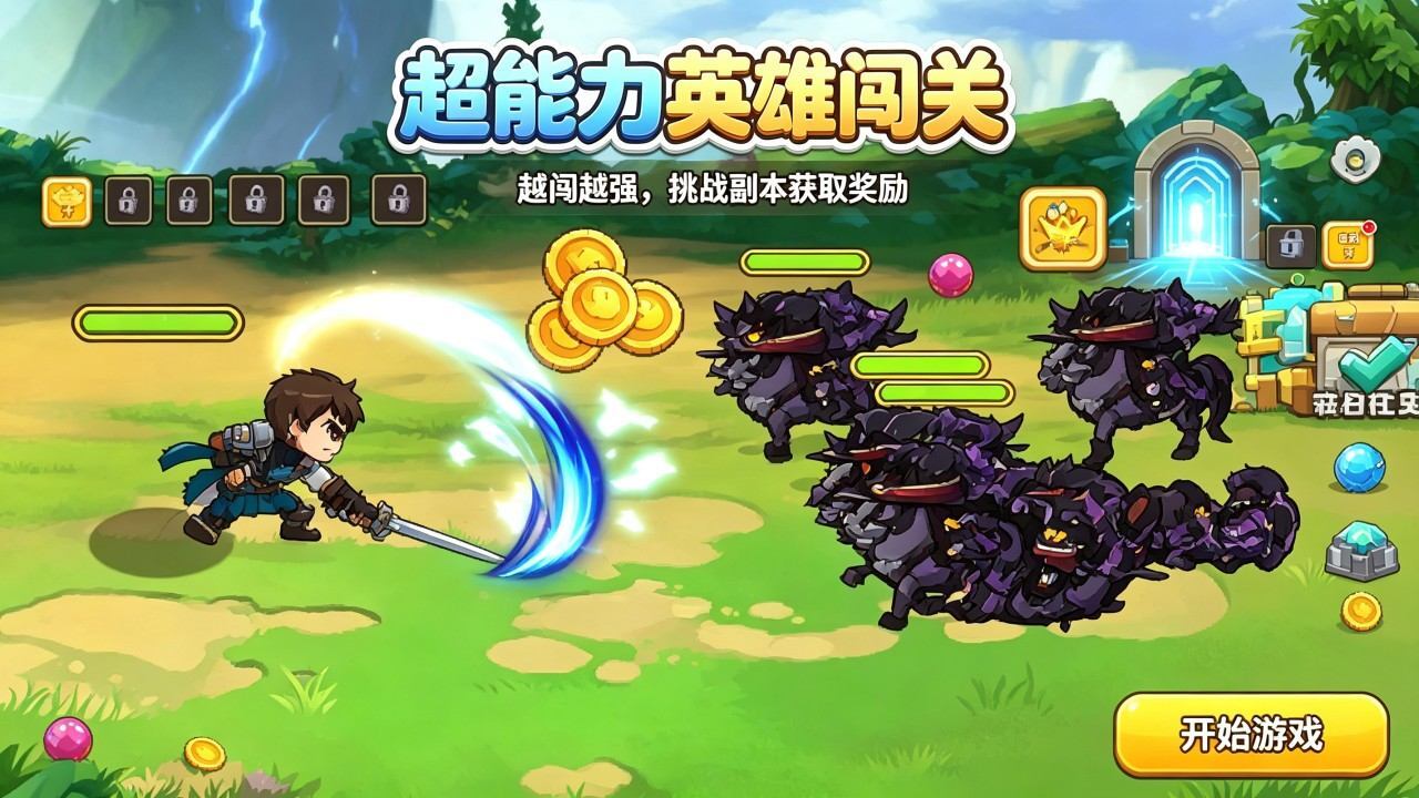 超能力英雄闯关截图