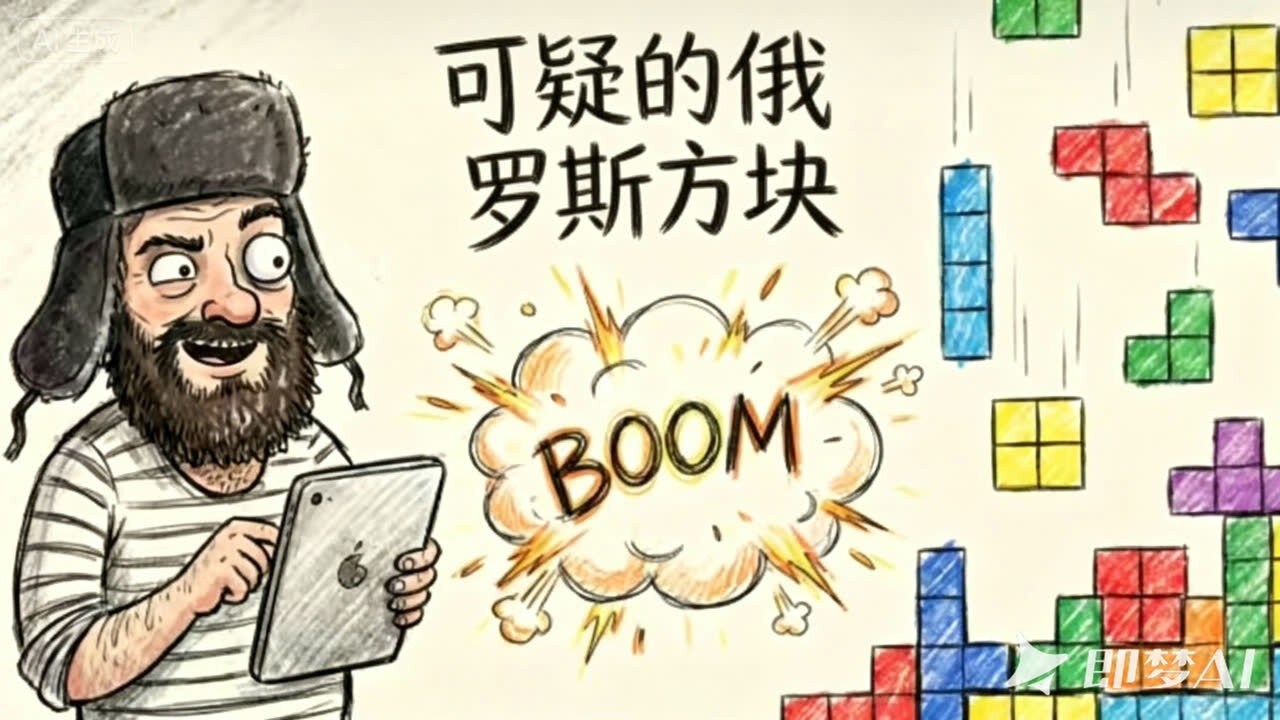 可疑的俄罗斯方块截图
