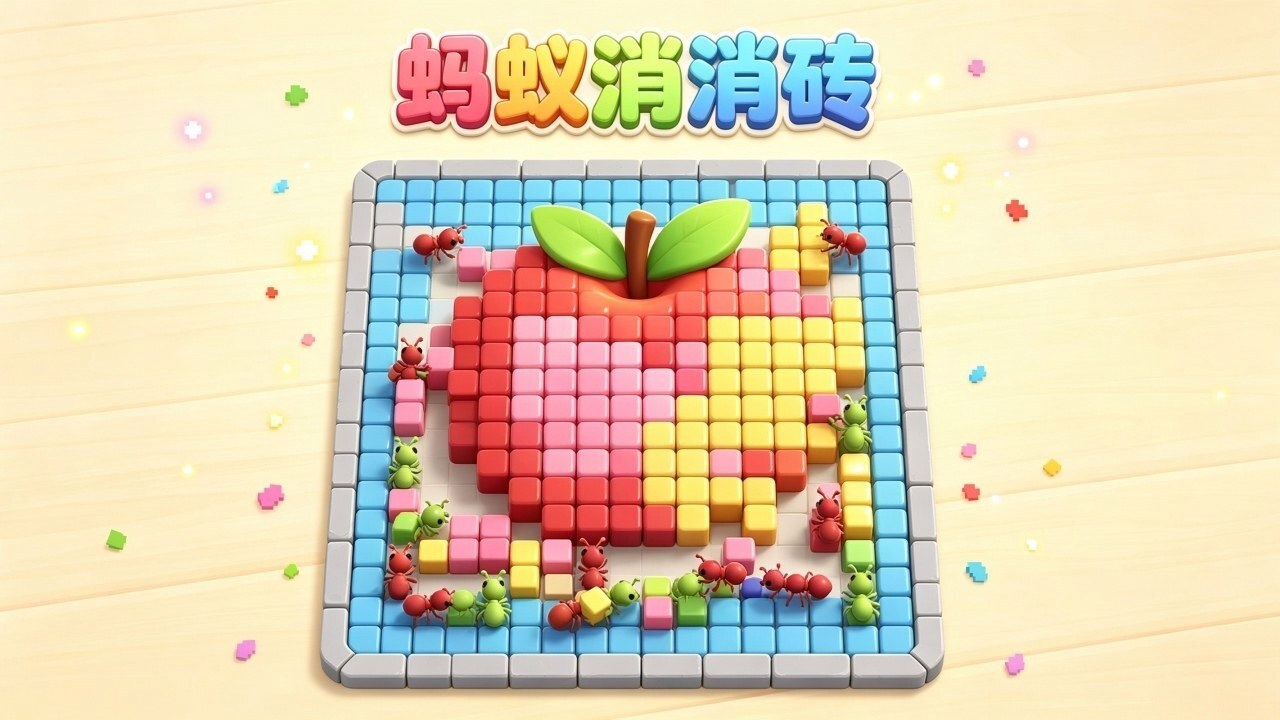 蚂蚁消消砖截图