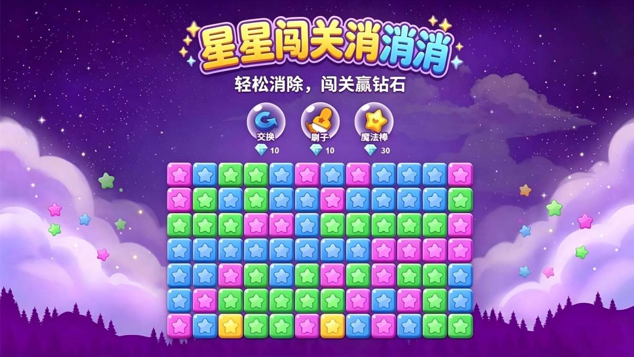 星星闯关消消消截图