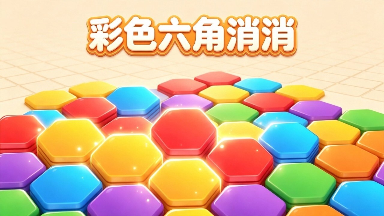 彩色六角消消截图