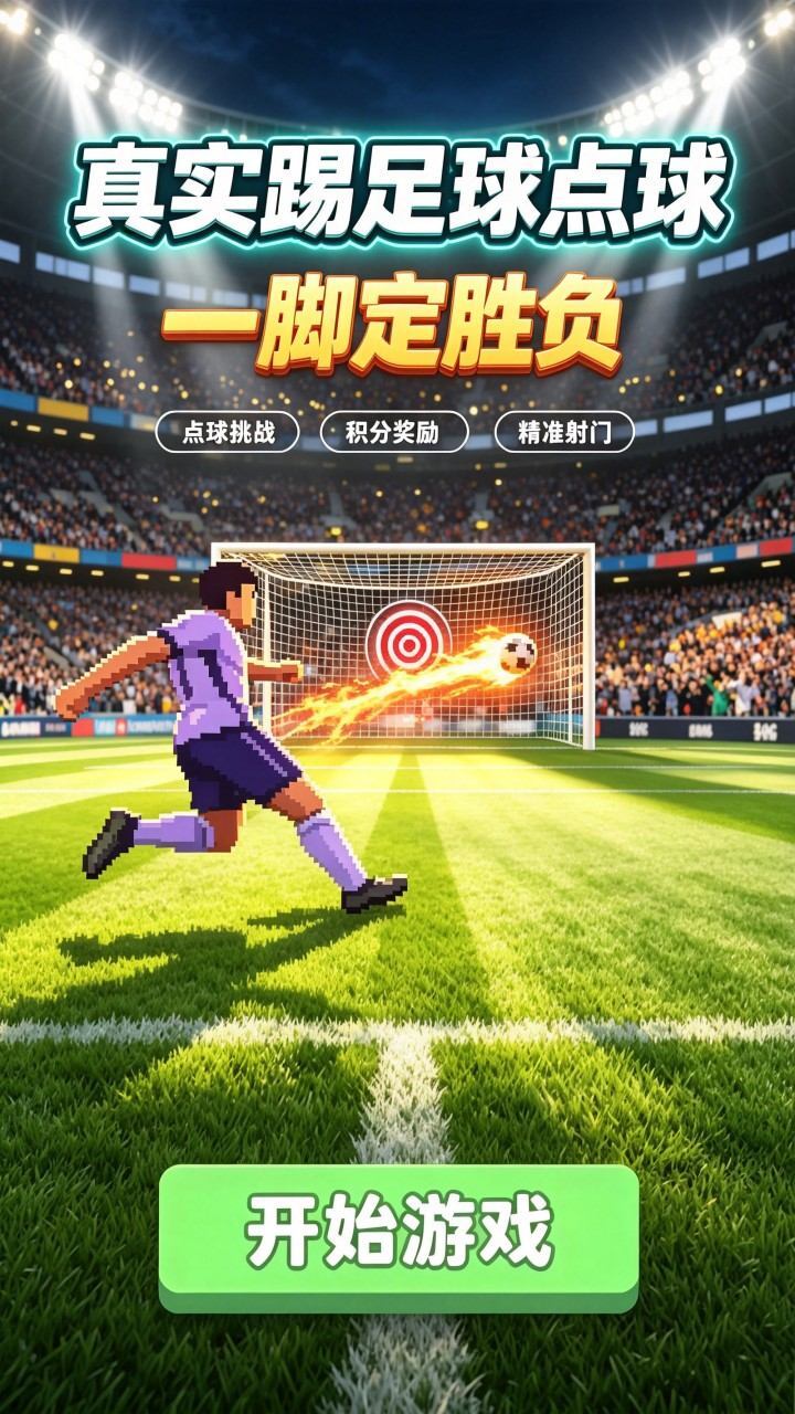 真实踢足球点球截图