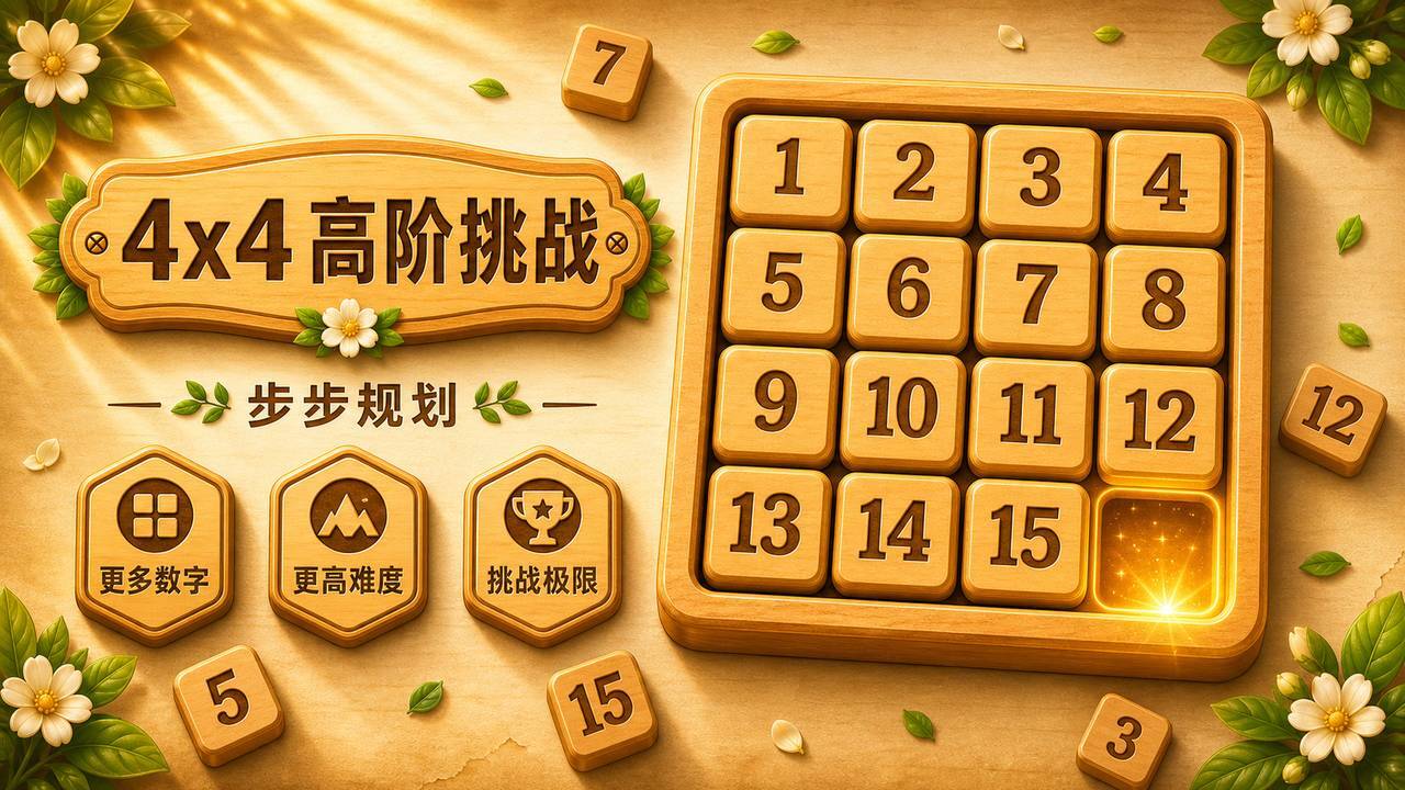 数字华容道数字方块合并截图