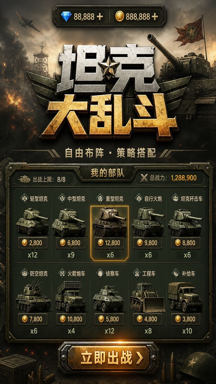 坦克欢乐斗截图