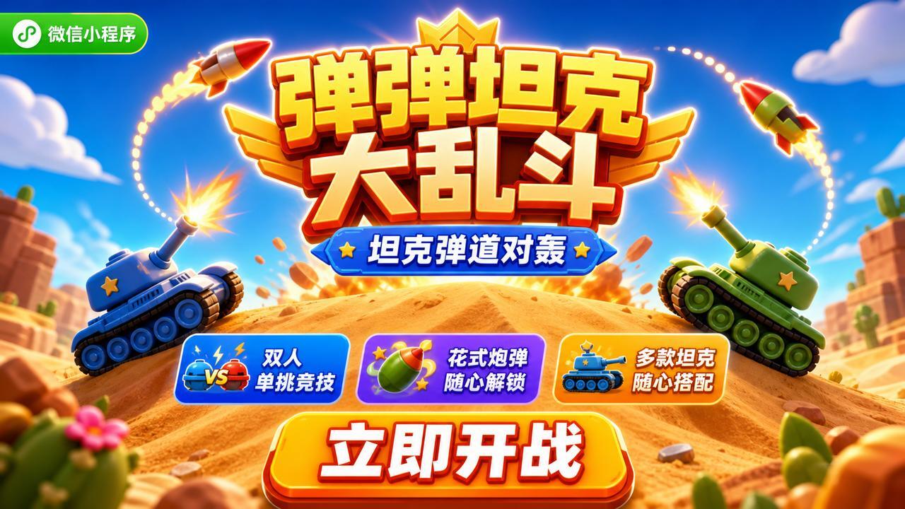 弹弹坦克大乱斗截图