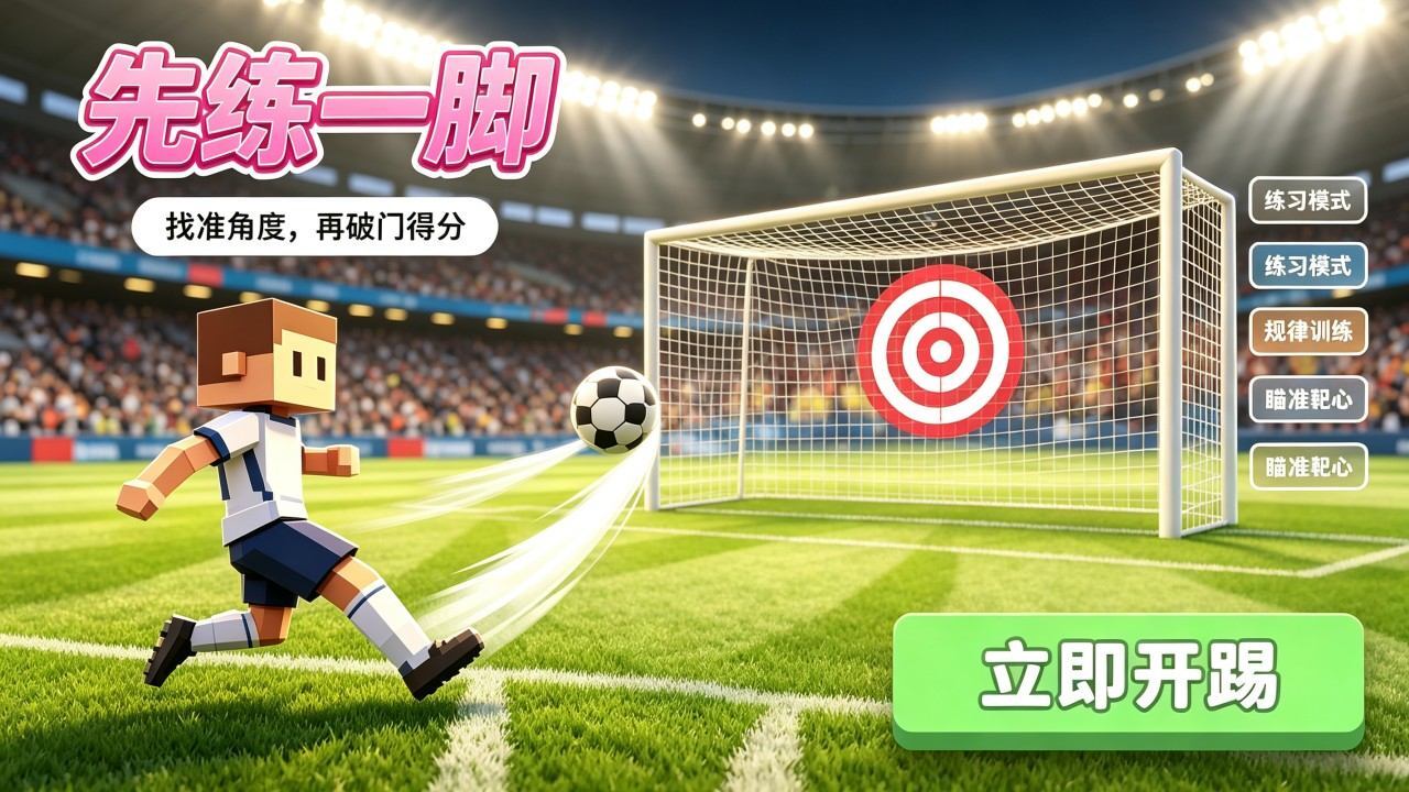 真实踢足球点球截图