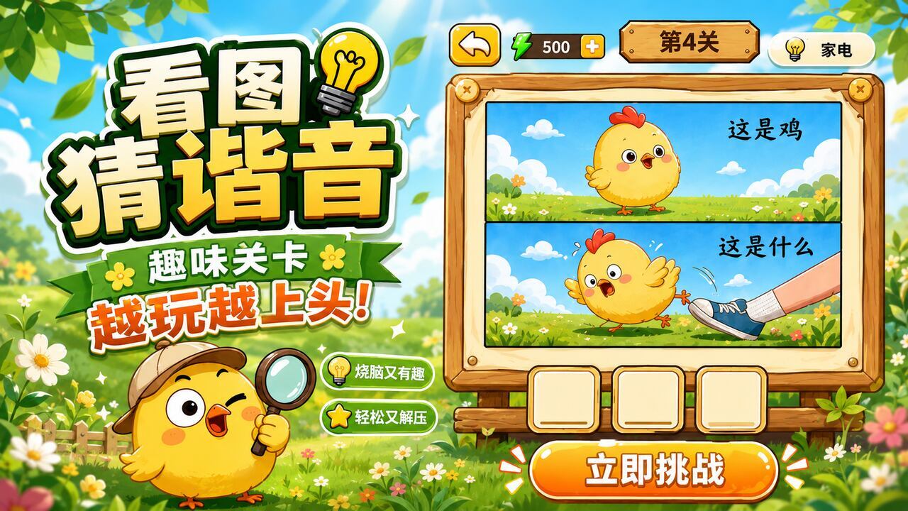 谐音梗大负翁截图