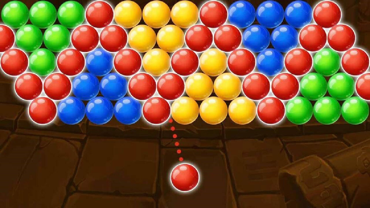 泡泡射击小游戏截图