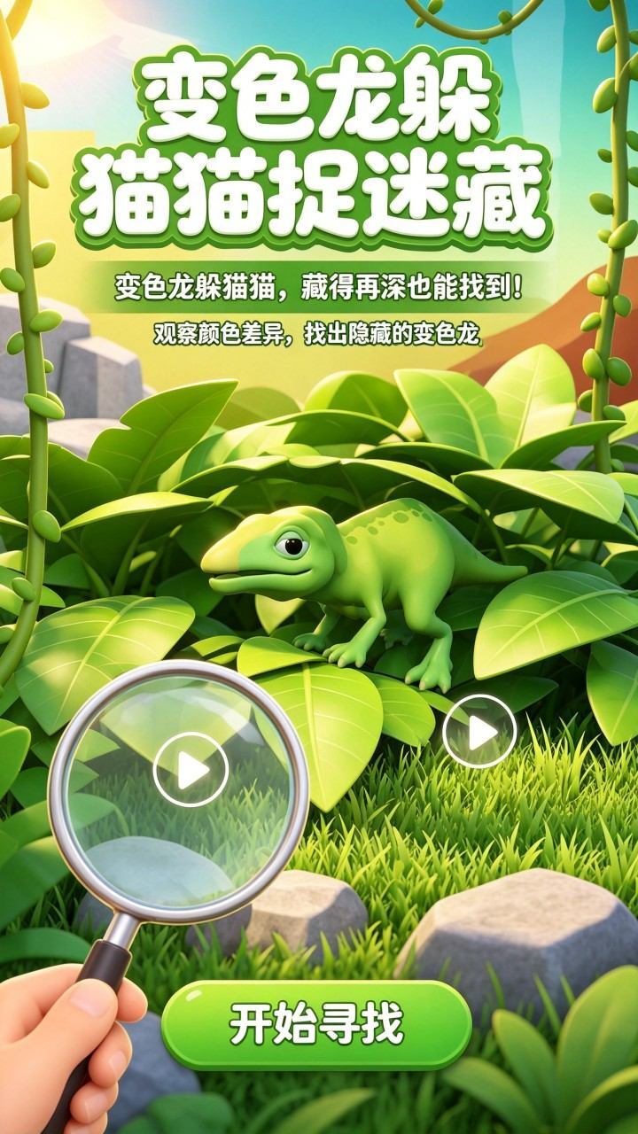 变色龙躲猫猫捉迷藏截图