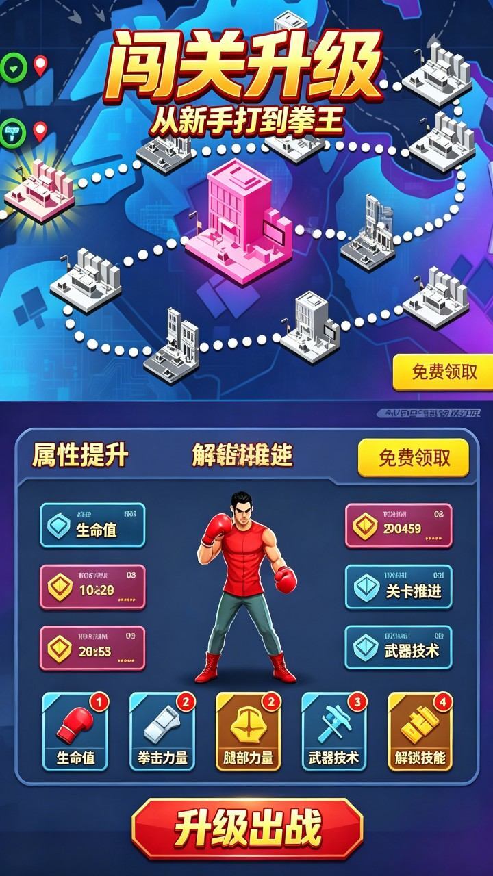 拳王格斗拳击游戏截图
