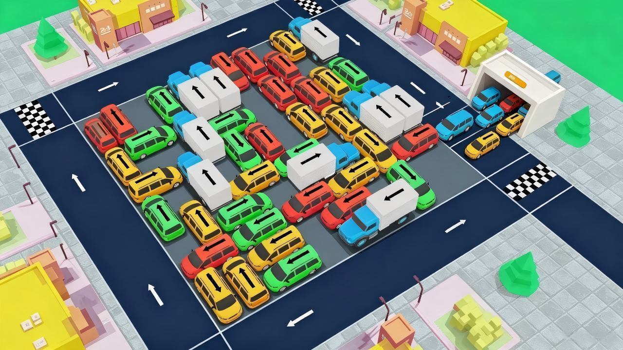 汽车出库华容道截图