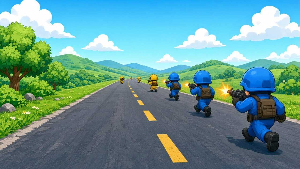 蓝兵冲冲冲截图
