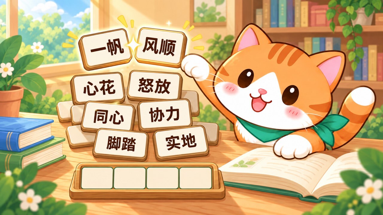 成语消消喵截图