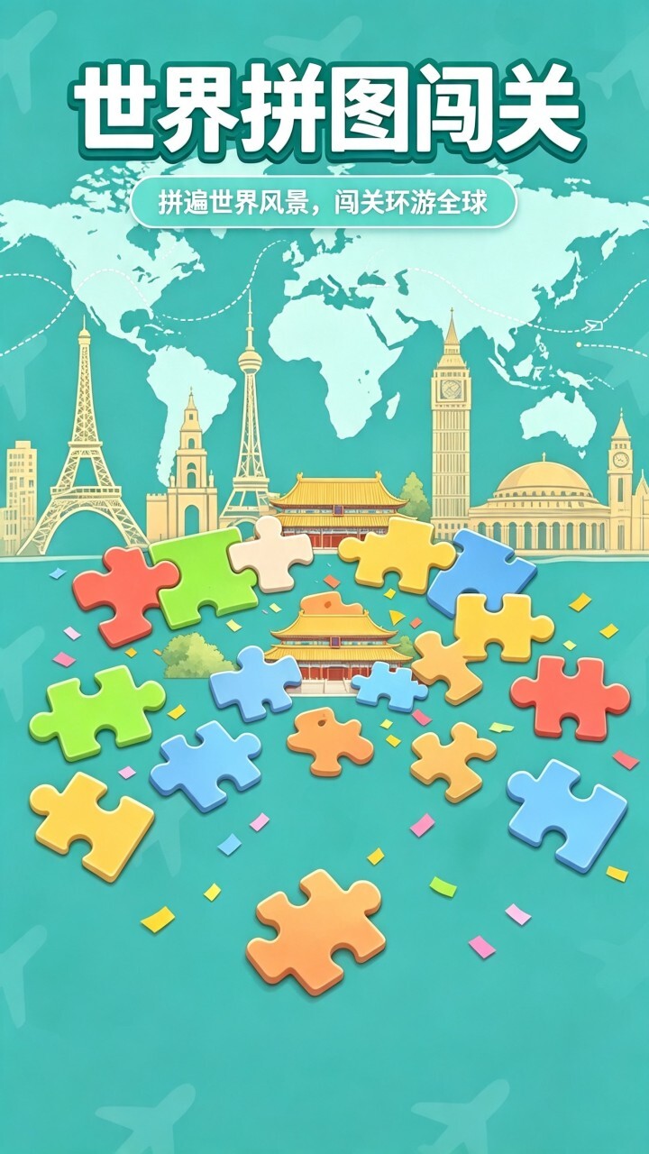 世界拼图闯关截图