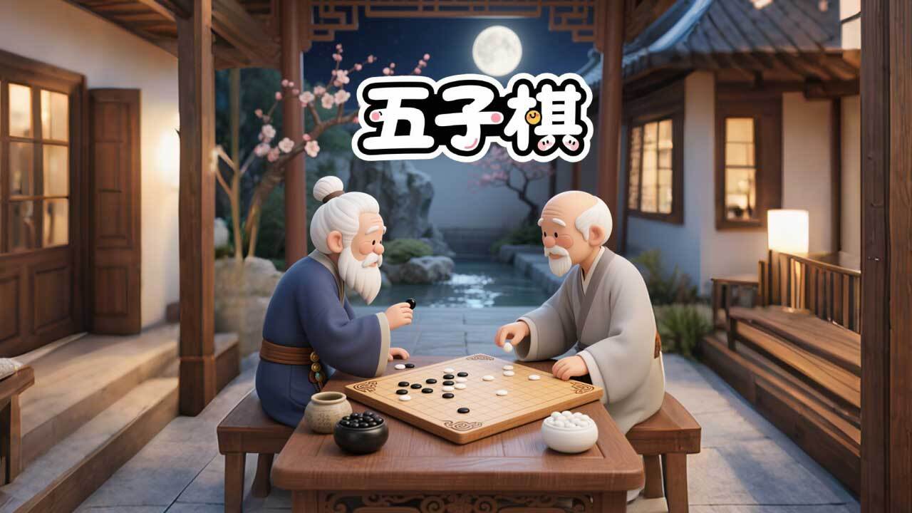 五个子连珠五子棋截图