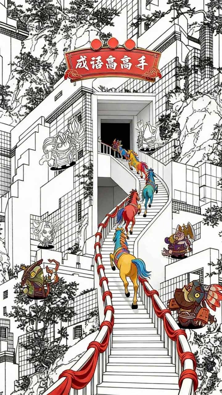 趣味填汉字截图
