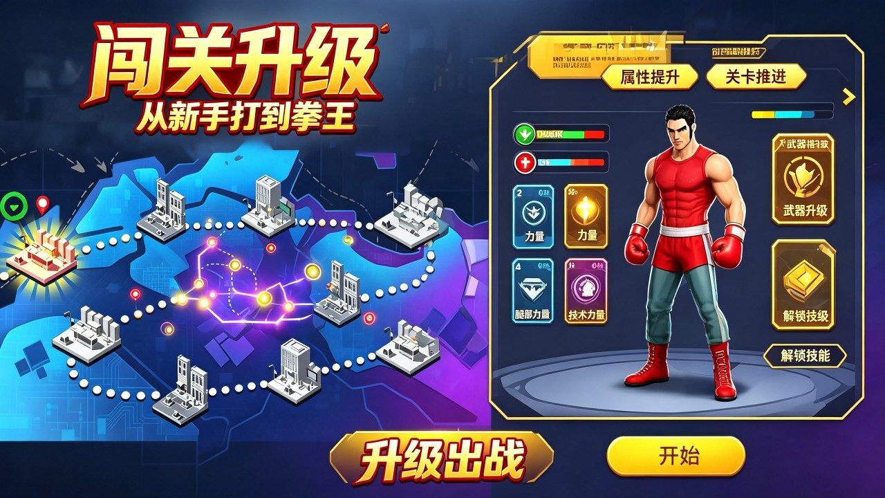 拳王格斗拳击游戏截图