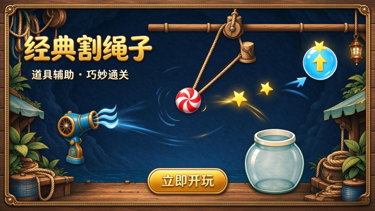 经典割绳子截图