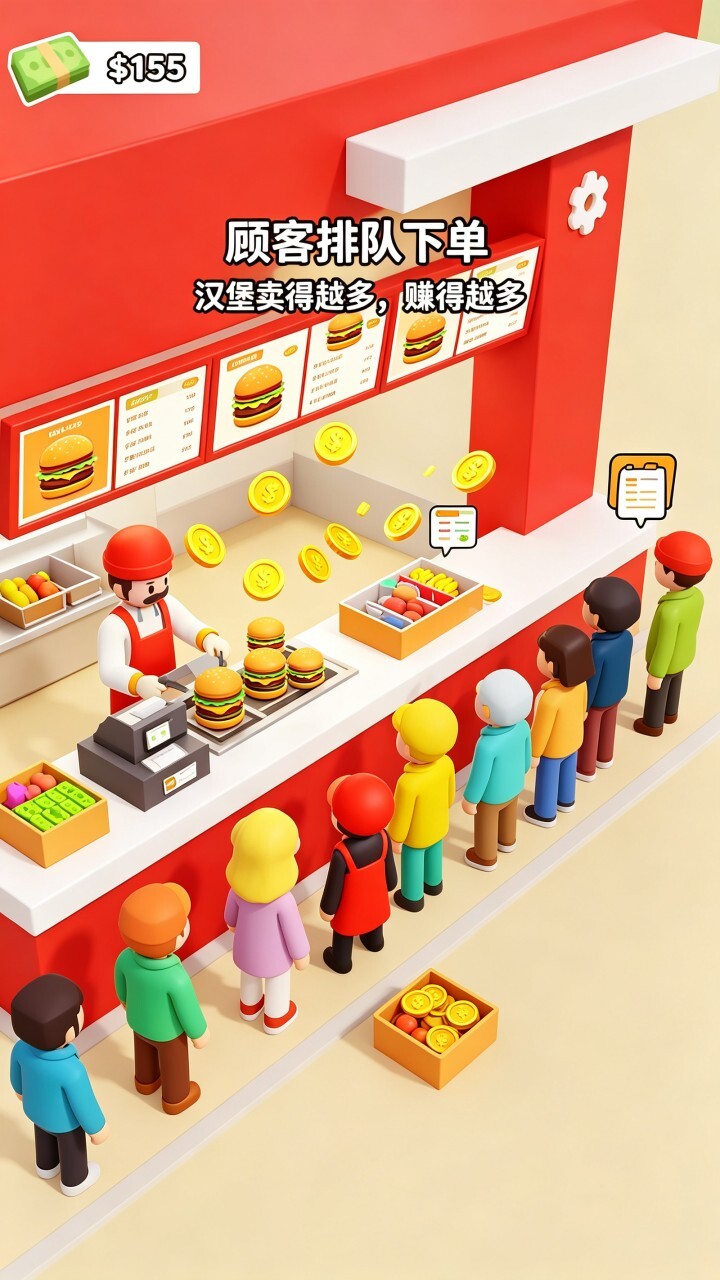 汉堡店模拟器截图