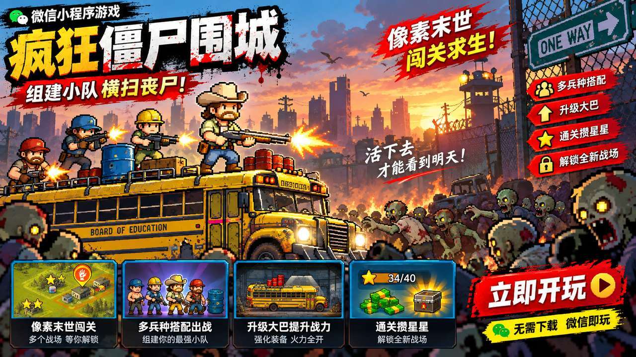 疯狂僵尸围城截图