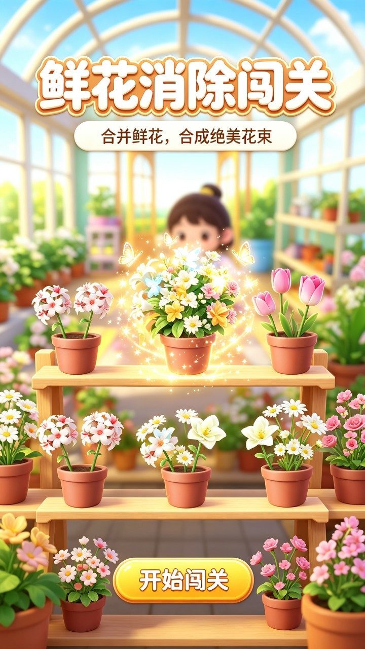 鲜花消除闯关截图