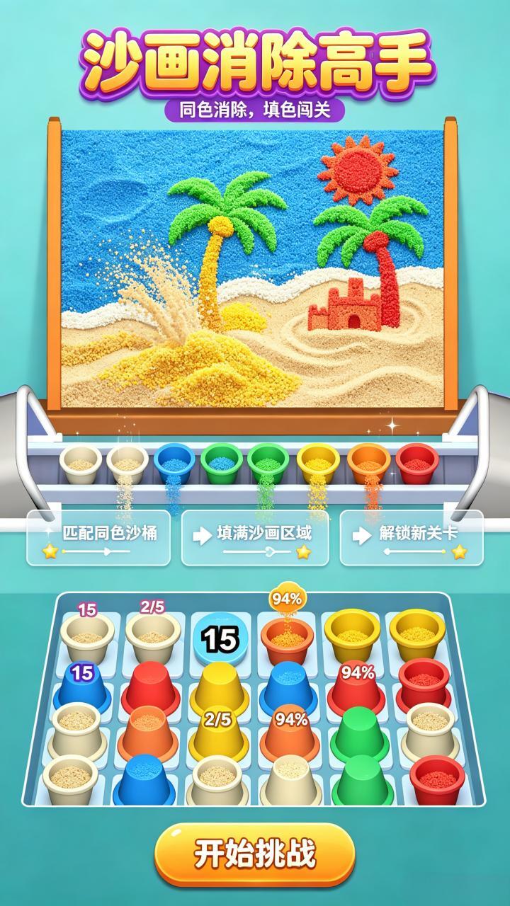 沙画消除高手截图