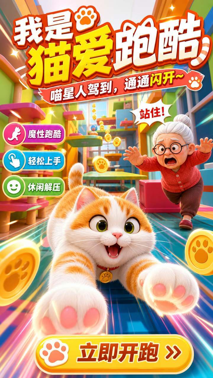 我是猫爱跑酷截图