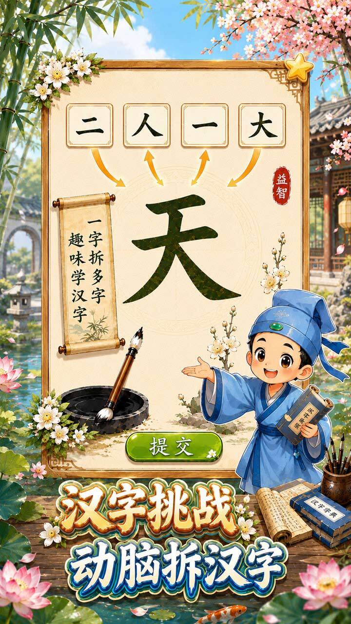 全民拼汉字截图