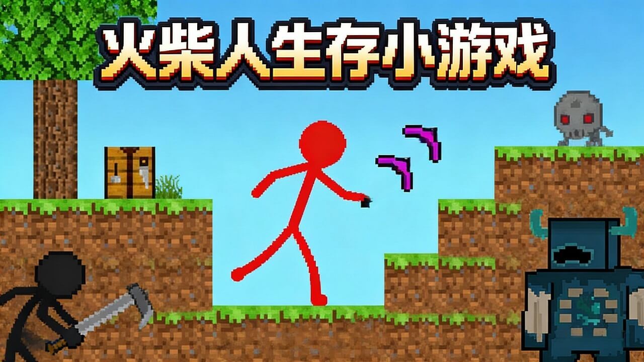 火柴人生存小游戏截图