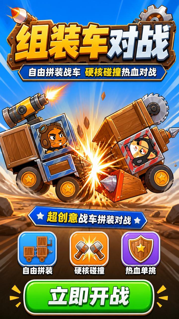 组装车对战截图