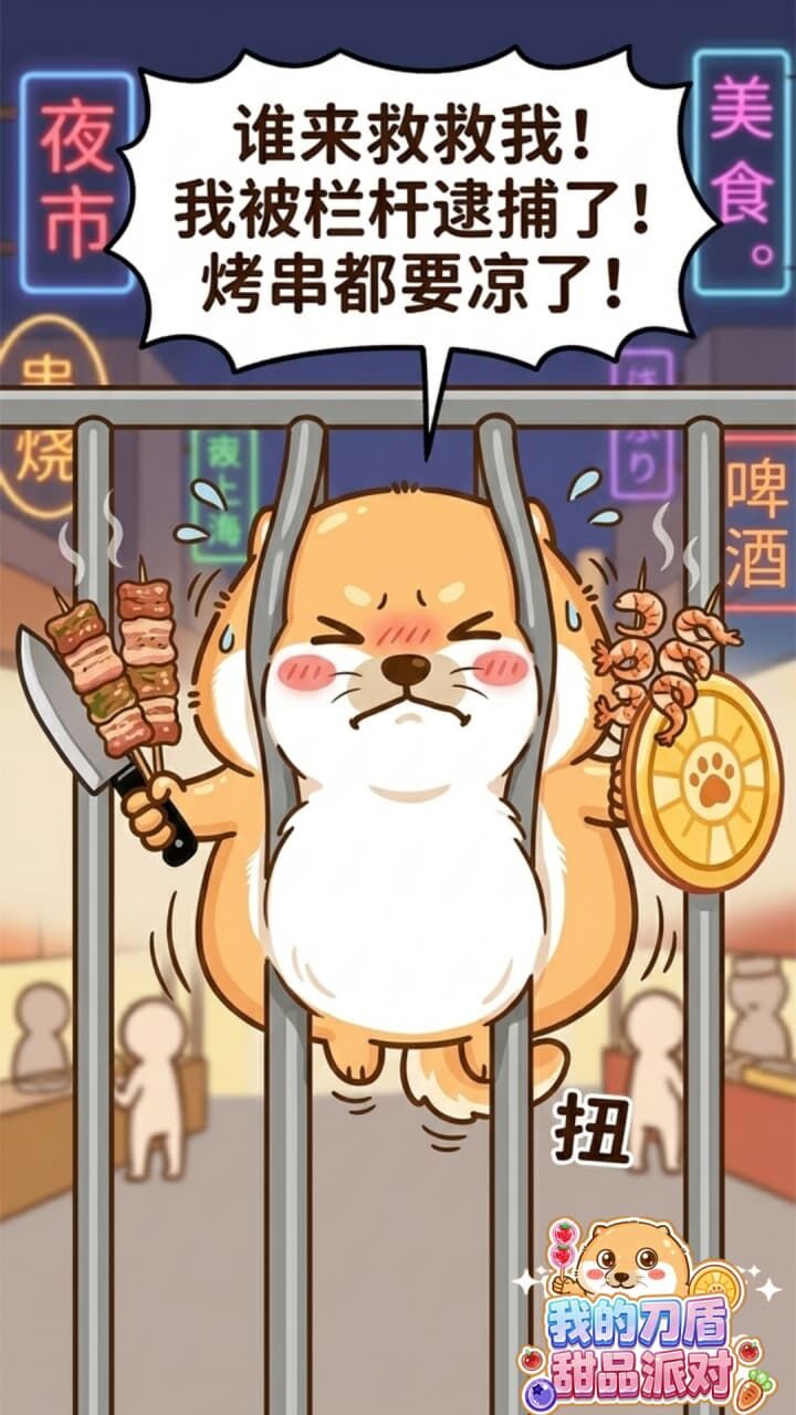 我的刀盾甜品派对截图