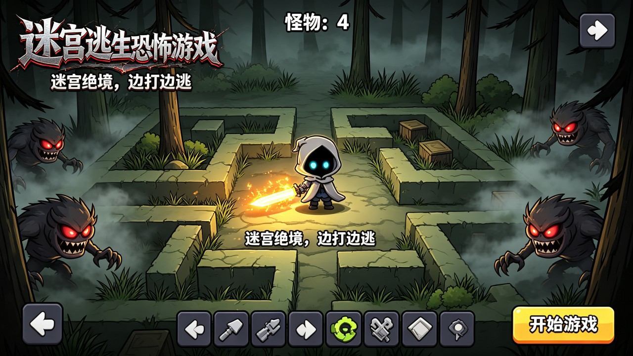 迷宫逃生恐怖游戏截图