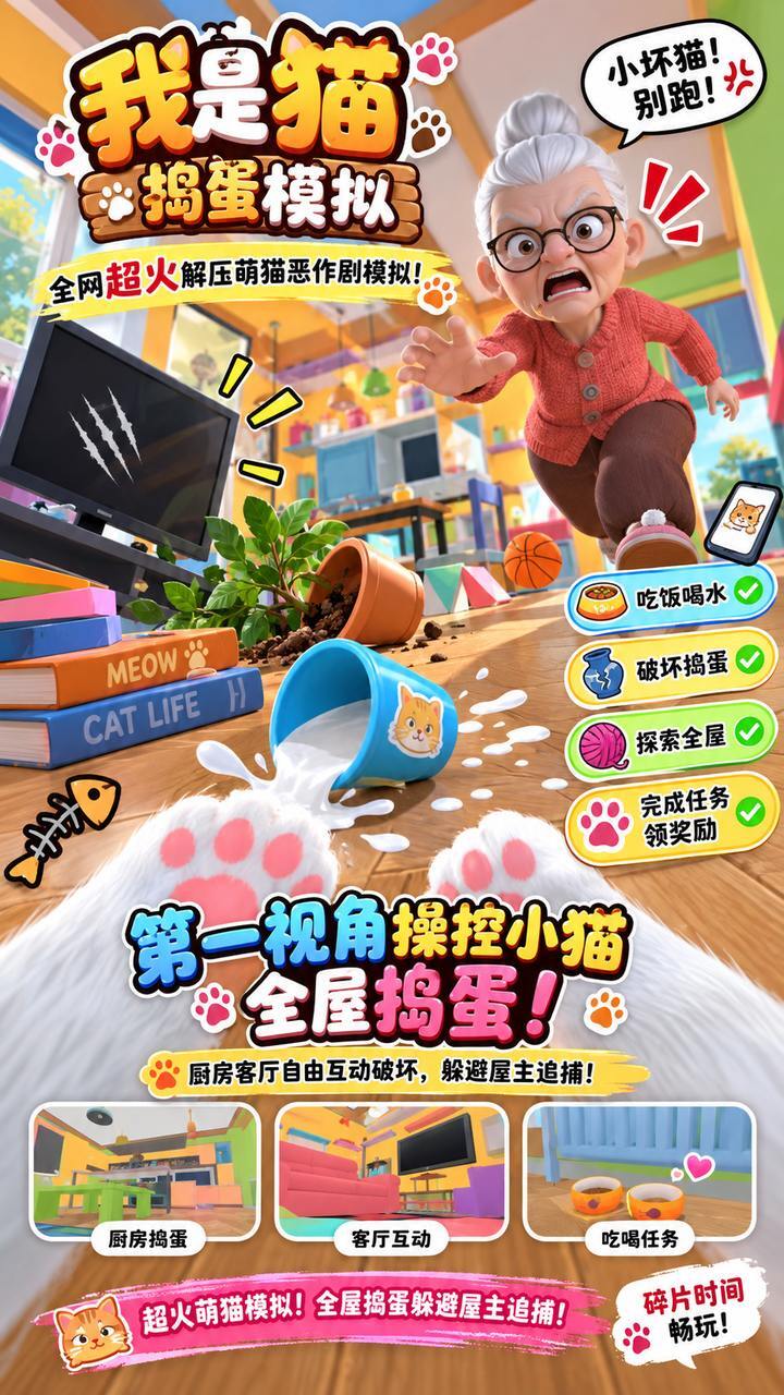 我是猫-捣蛋模拟截图